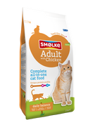 Smølke Kip & Rijst voor Volwassen Katten – Droog Kattenvoer – 2 kg