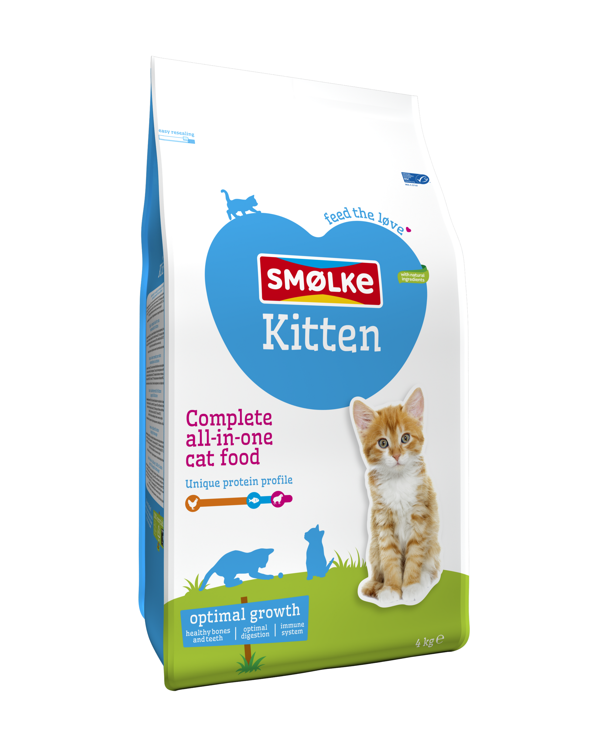 Smølke Kitten – Droog Kattenvoer – 4 kg