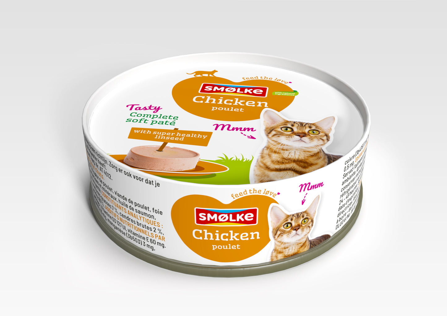 Smølke Soft Paté Kip – Natvoer – 80 g