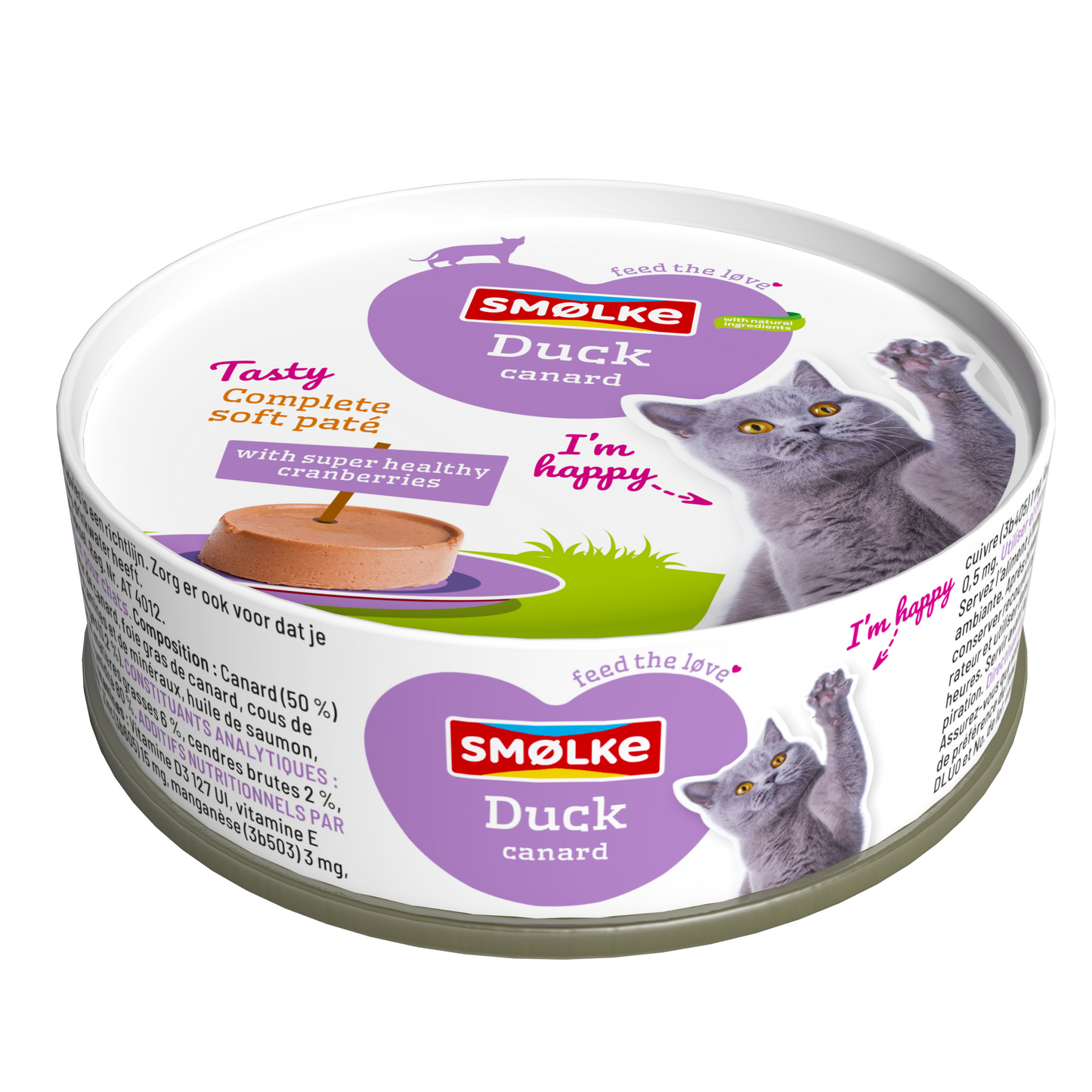 Smølke Soft Paté Eend – Natvoer – 80 g