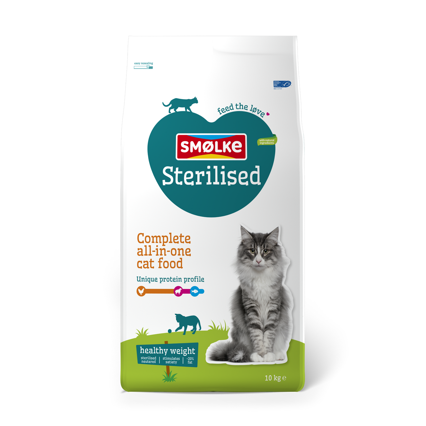 Smølke Gesteriliseerd – Droog Kattenvoer – 10 kg