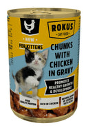 Rokus Chunks Kitten Kip – Natvoer – 415 g
