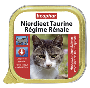 Beaphar Nierdieet Kat Taurine – Nat Kattenvoer – 100 g