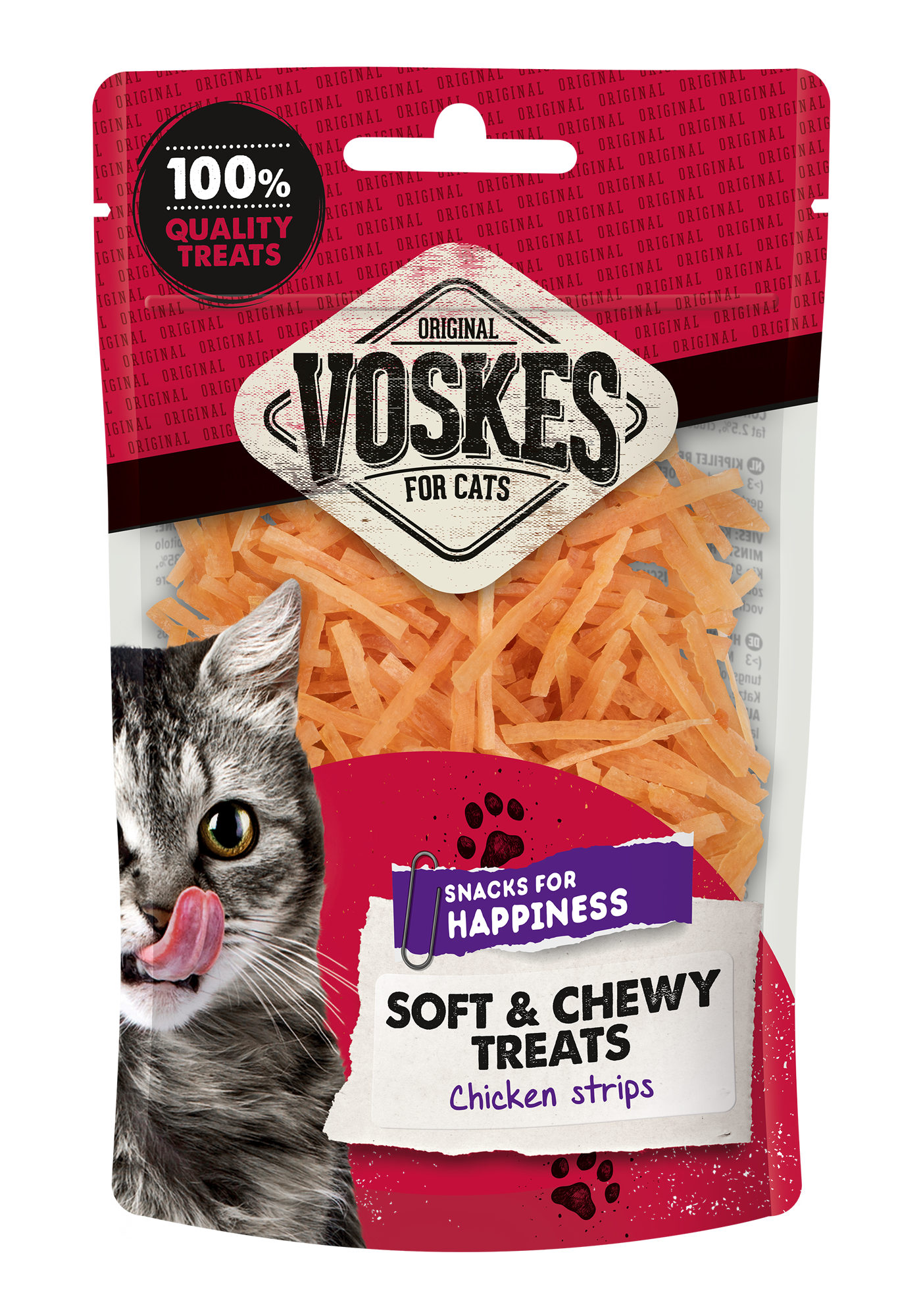 Voskes Kipfilet Reepjes – 60 g