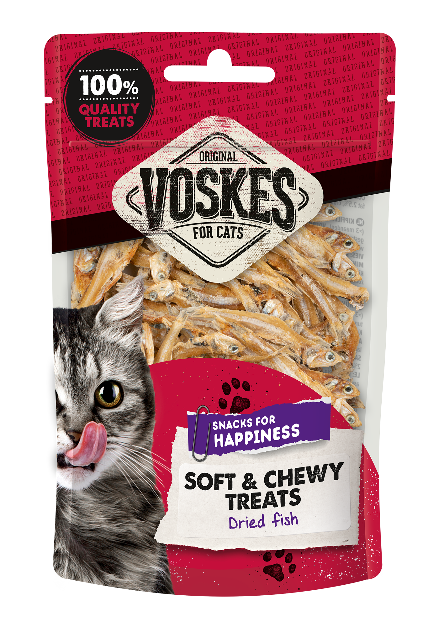 Voskes Gedroogde Vis – 60 g