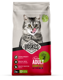 Voskes Kip droog kattenvoer voor volwassen katten 2 kg verpakking voorkant