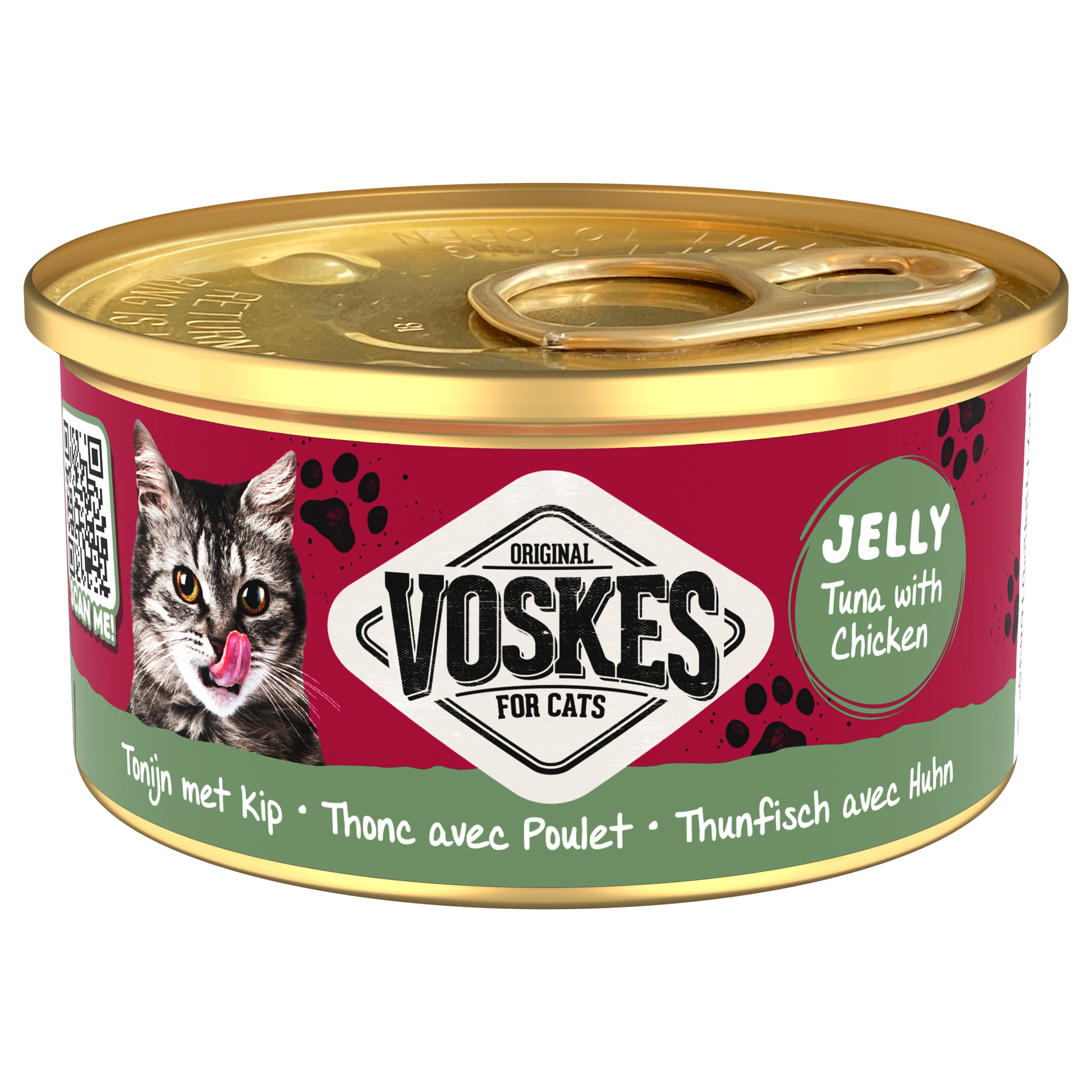 Voskes Gelei Tonijn & Kip – 85 g