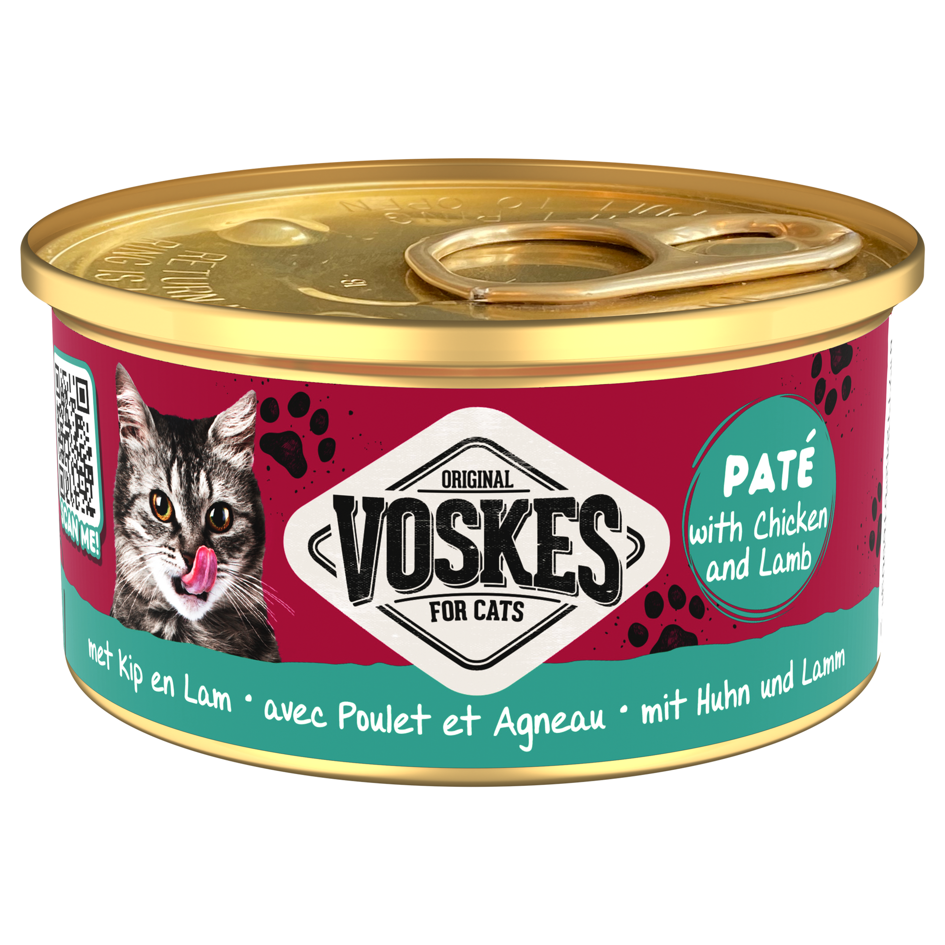 Voskes Paté Kip & Lam – 85 g