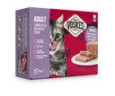 Voskes Pate Iberisch Varken Kalkoen en Pompoen nat kattenvoer 8 x 95 g verpakking voorkant