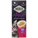 Voskes Mousse Makreel en Kip kattensnack 7 x 30 g verpakking voorkant