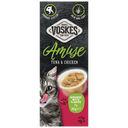 Voskes Mousse Tonijn en Kip kattensnack 7 x 30 g verpakking voorkant