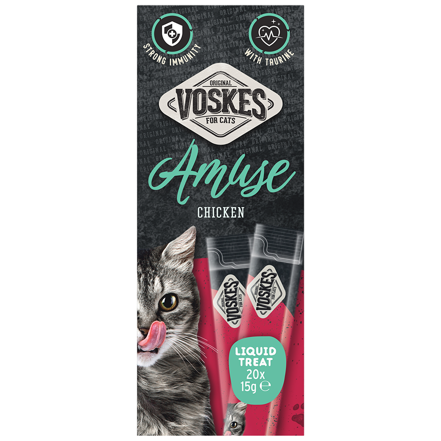 Voskes Liquid Treat Kip – 20 × 15 g