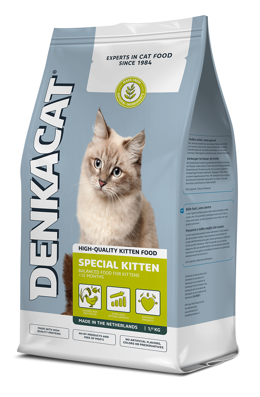 Denkacat Special Kitten – Droog Kattenvoer – 1,25 kg