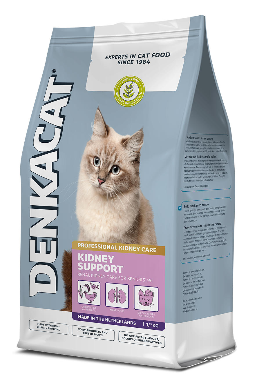 Denkacat Kidney Support – Droog Kattenvoer – 1,25 kg