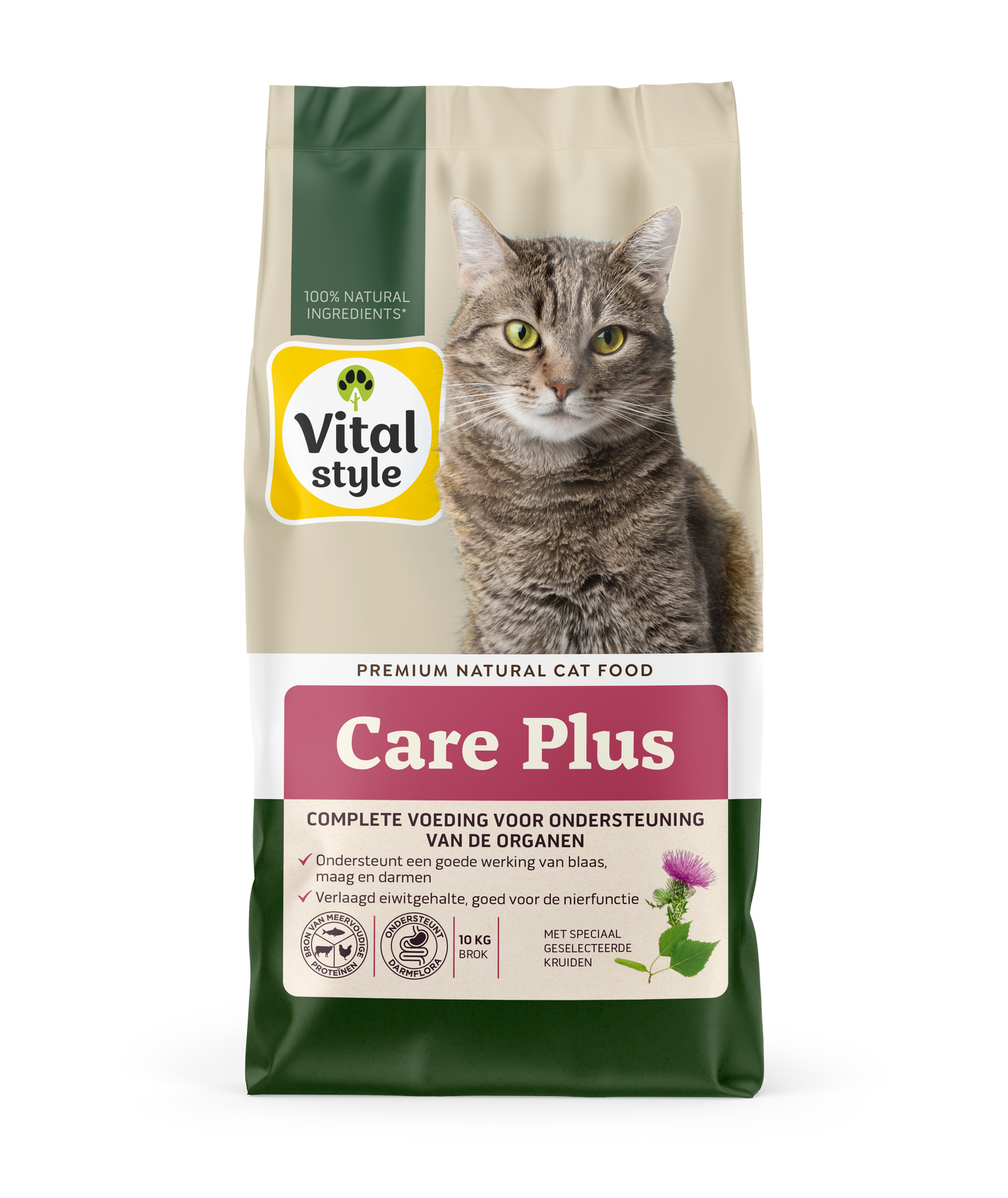 VITALstyle Care Plus – Droog Kattenvoer – 10 kg