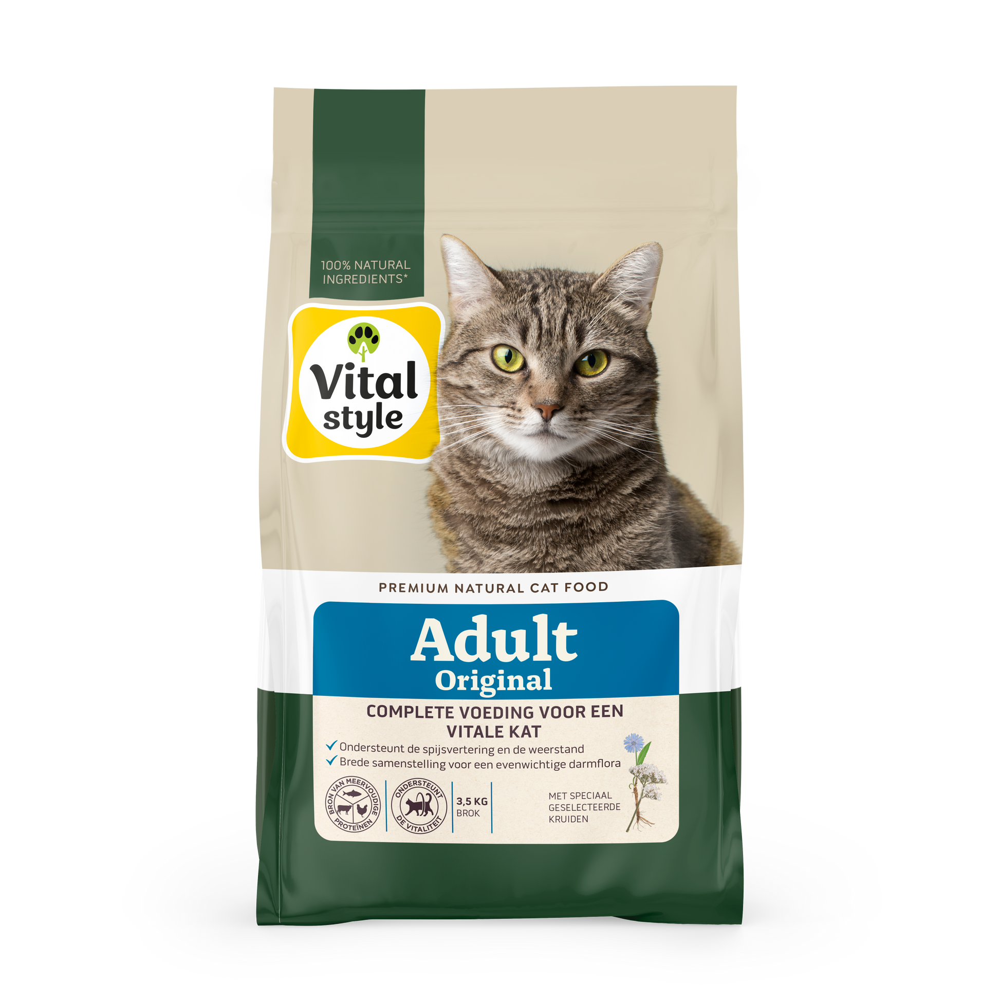 VITALstyle Adult Original – Droog Kattenvoer – 3,5 kg