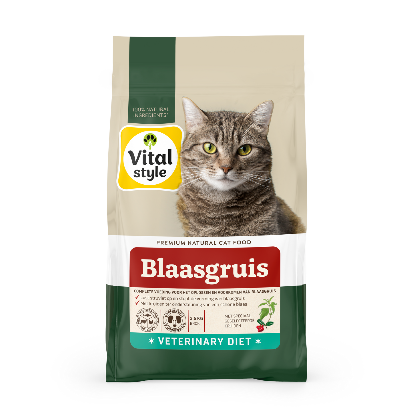 VITALstyle Blaasgruis – Droog Kattenvoer – 3,5 kg
