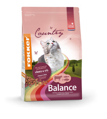 Fokker Country Balance Vlees & Vis – Droog Kattenvoer – 2,5 kg