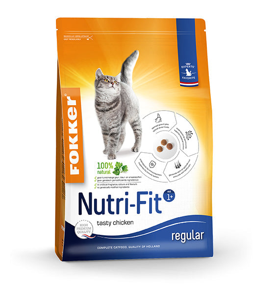 Fokker Nutri-fit – Droog Kattenvoer – 10 kg