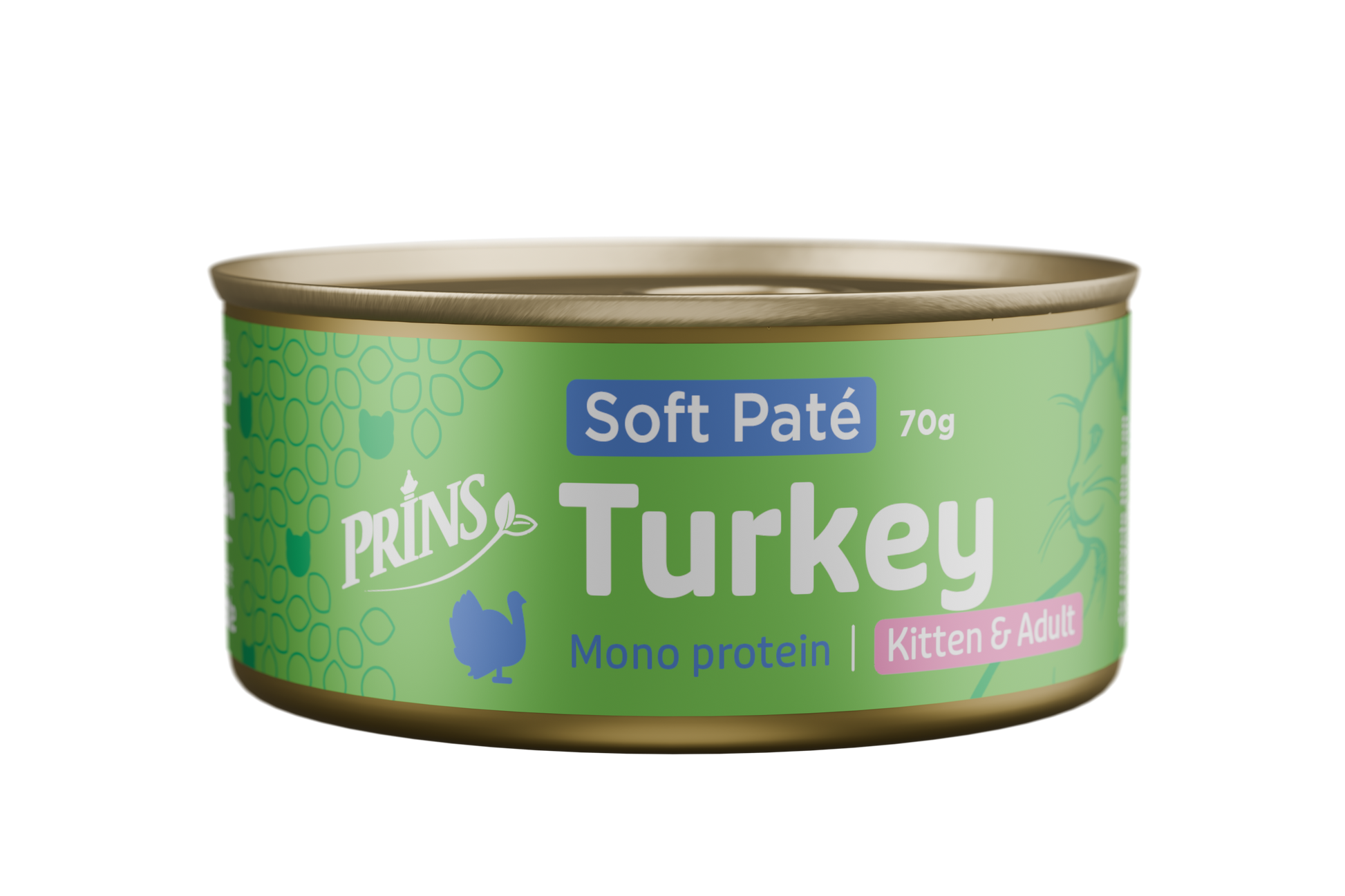 Prins Wet Food Soft Paté Kalkoen – Natvoer – 70 g