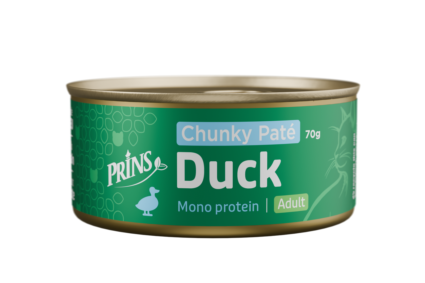 Prins Wet Food Chunky Paté Eend – Natvoer – 70 g