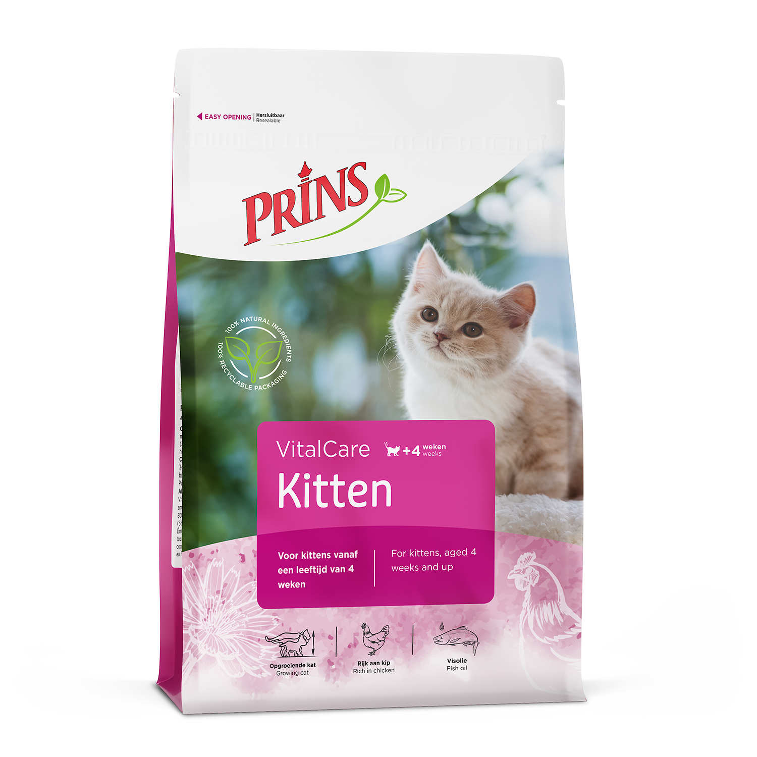 Prins VitalCare Kitten – Droog Kattenvoer – 4 kg