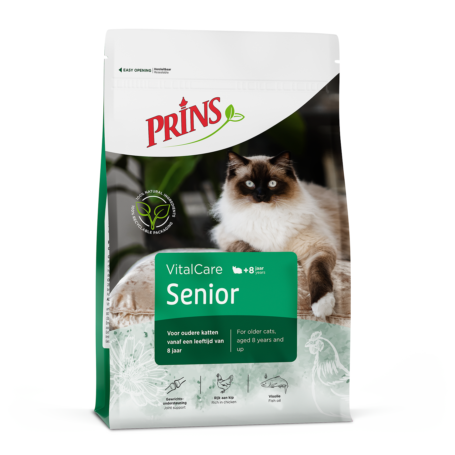 Prins VitalCare Senior – Droog Kattenvoer – 4 kg