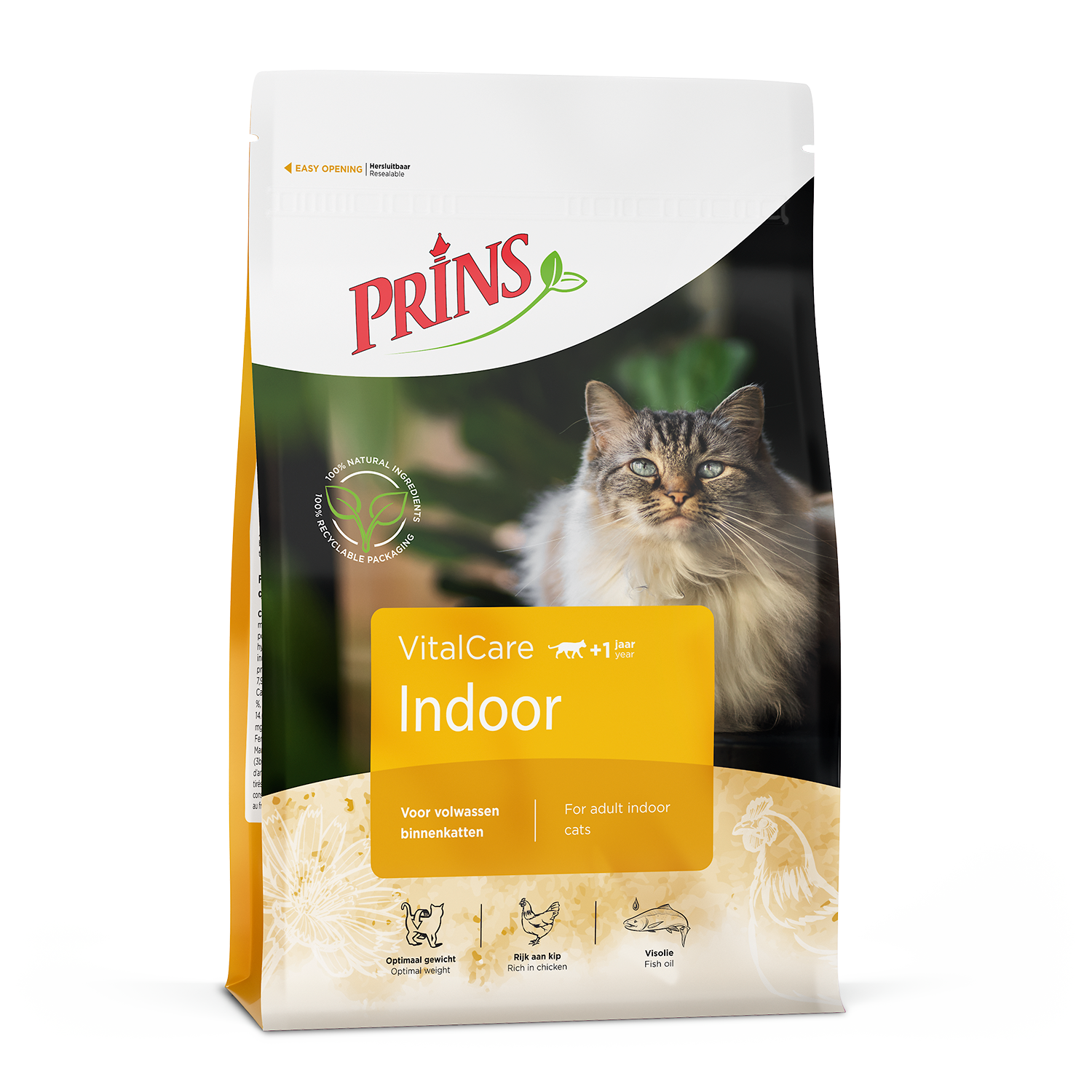 Prins VitalCare Binnenkat – Droog Kattenvoer – 4 kg