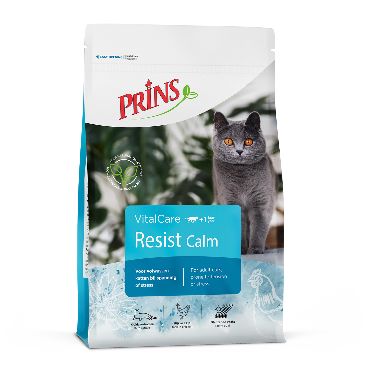Prins VitalCare Resist Calm – Droog Kattenvoer – 1,5 kg