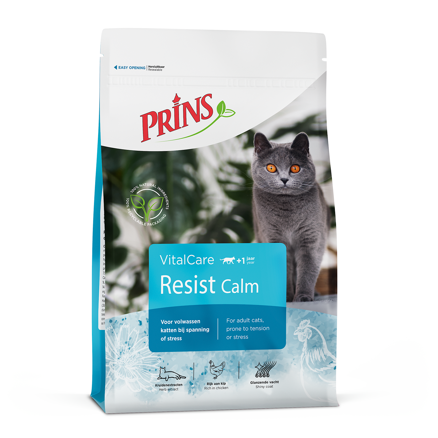 Prins VitalCare Resist Calm – Droog Kattenvoer – 4 kg