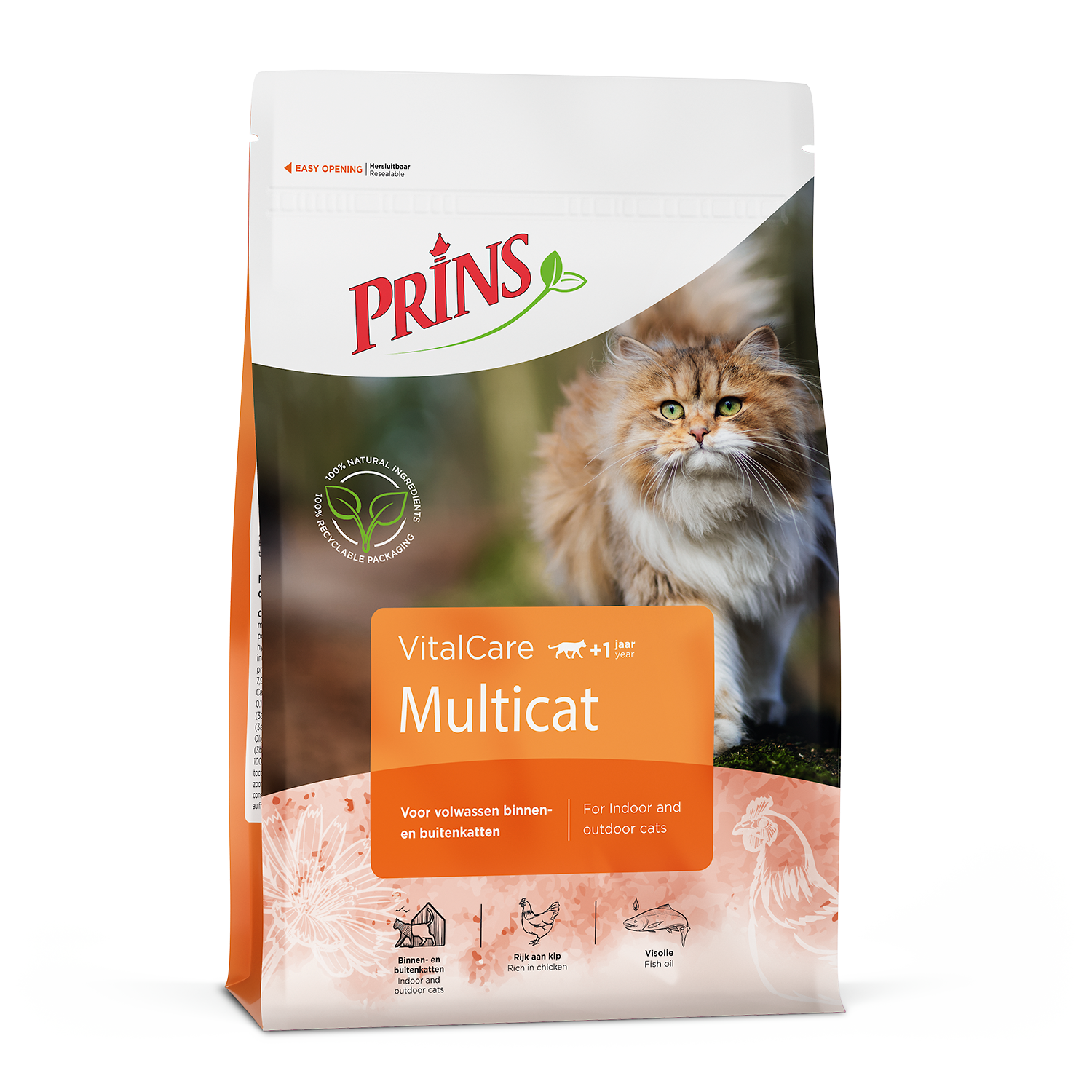 Prins VitalCare Multicat – Droog Kattenvoer – 1,5 kg