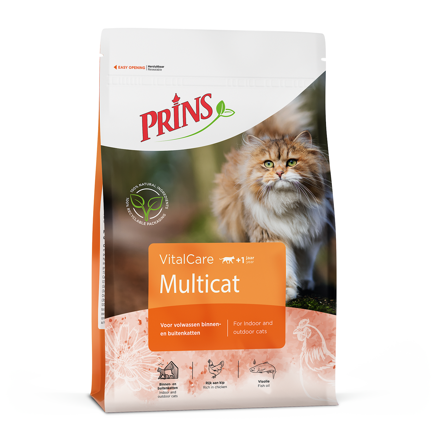 Prins VitalCare Multicat – Droog Kattenvoer – 4 kg