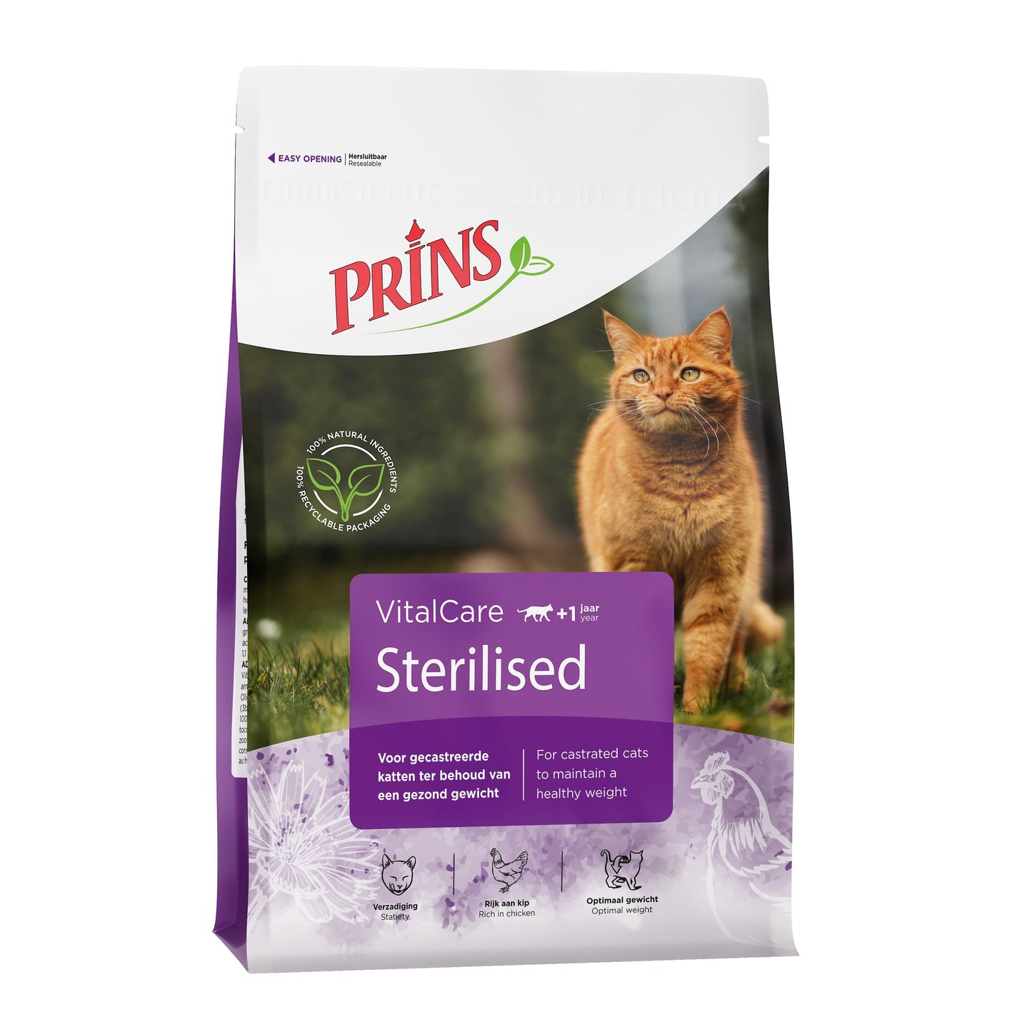 Prins VitalCare Gesteriliseerd – Droog Kattenvoer – 10 kg