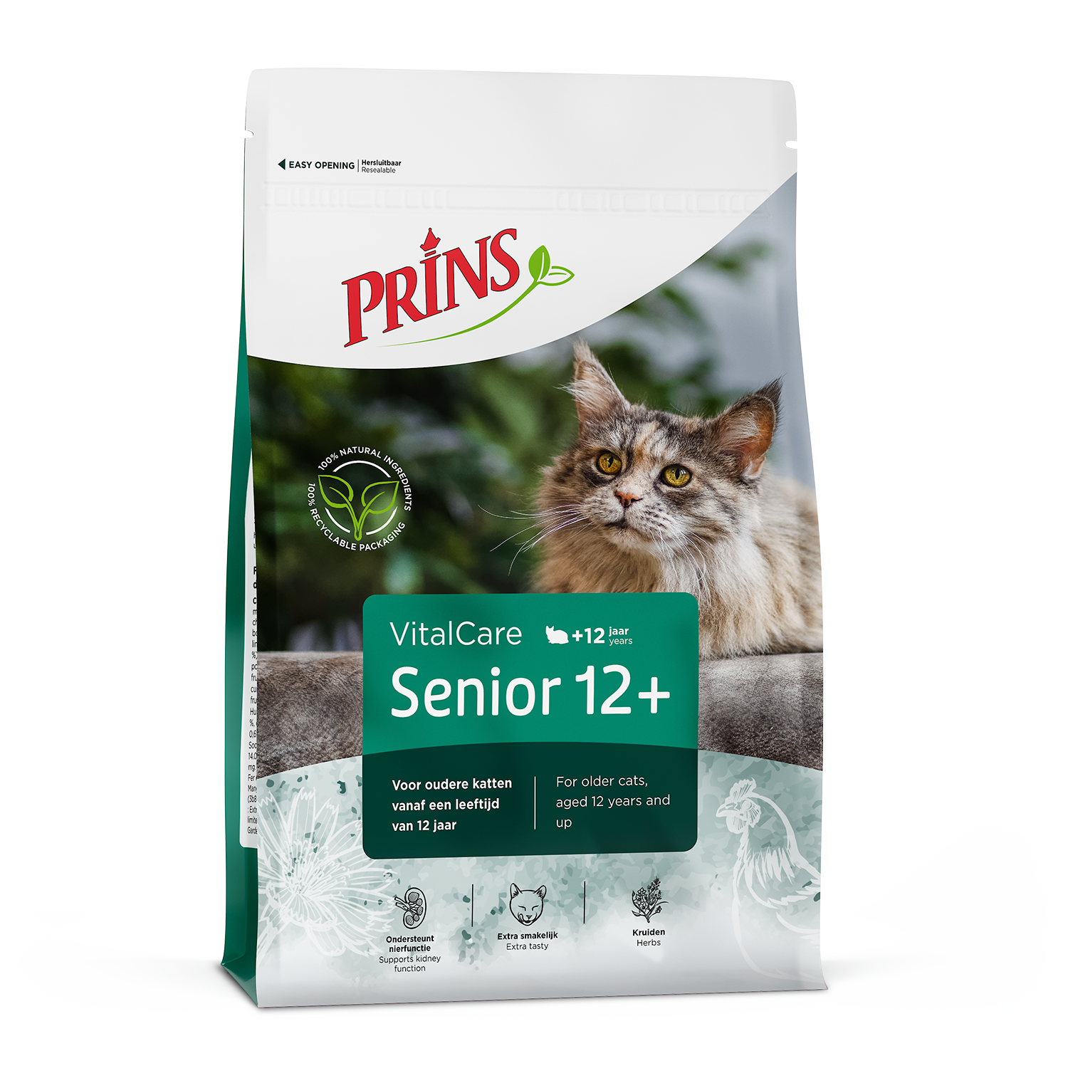 Prins VitalCare Senior 12+ – Droog Kattenvoer – 1,5 kg