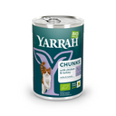 Yarrah Biologische Brokjes in Saus Kip & Kalkoen – Natvoer – 405 g