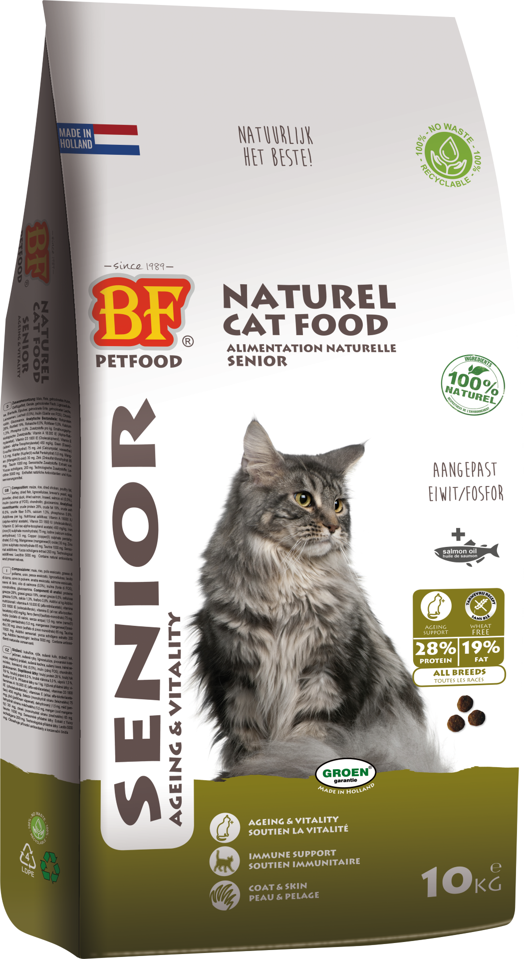 Biofood Premium Senior Ouder Wordende Kat – Droog Kattenvoer – 10 kg