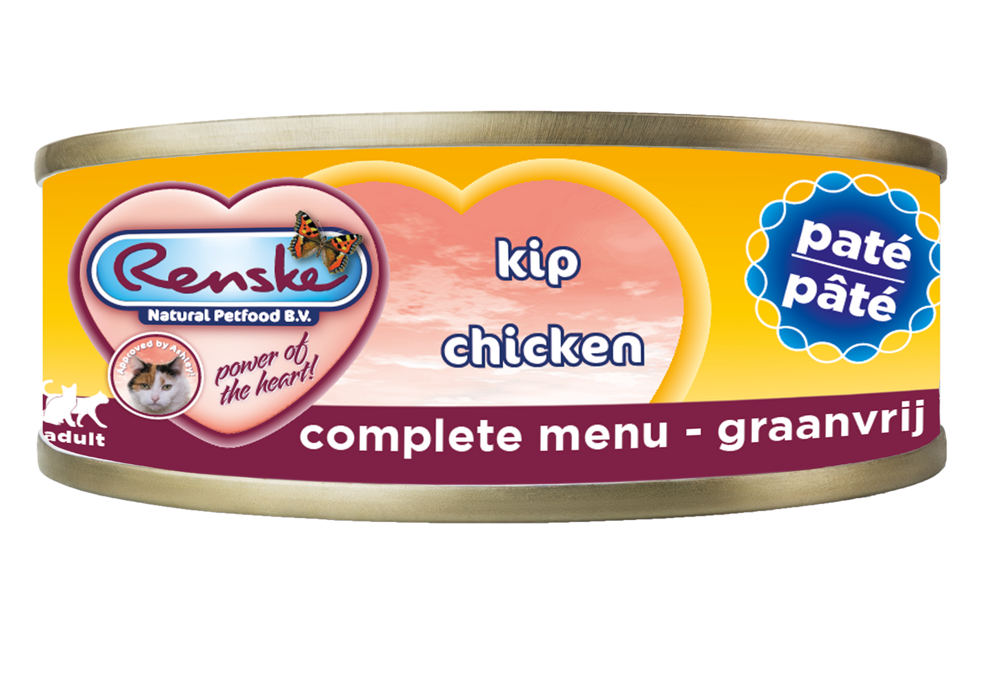 Renske Vers Paté Kip – Natvoer – 70 g