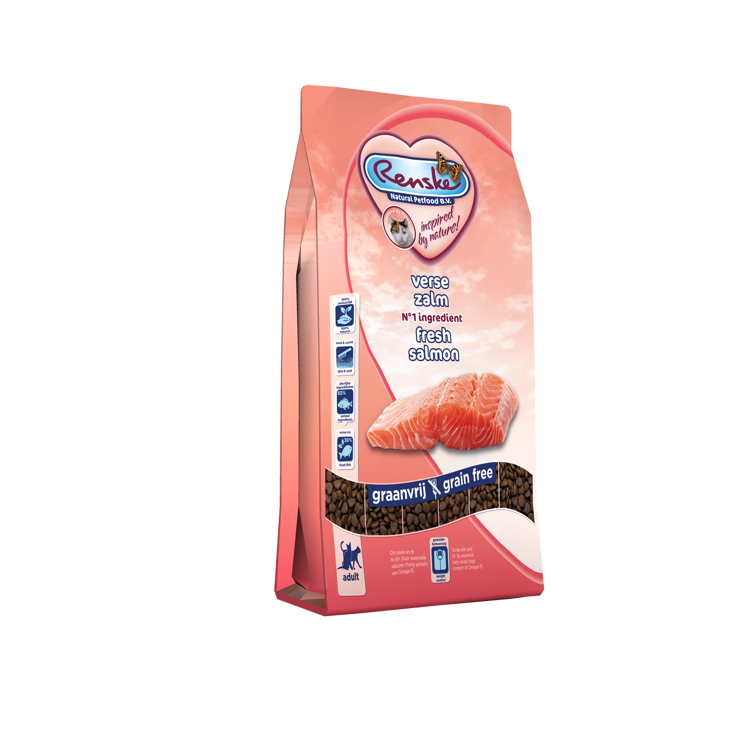 Renske Super Premium voor Volwassen Katten Zalm – Droog Kattenvoer – 6 kg
