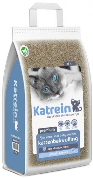 Katrein Premium fijne korrel babypoeder – 15 L