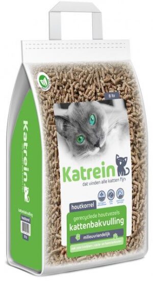 Katrein gerecyclede houtkorrel – 8 L