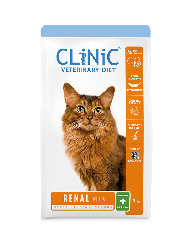 CliNiC Veterinary Diet Renal Plus Zalm – Droog Kattenvoer – 6 kg