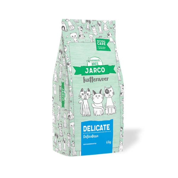 Jarco Natural Delicate Kip/Kalkoen – Droog Kattenvoer – 6 kg