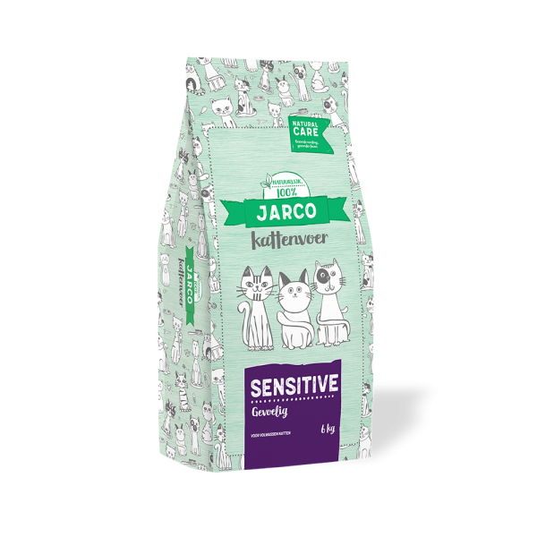 Jarco Natural Sensitive Lam – Droog Kattenvoer – 6 kg