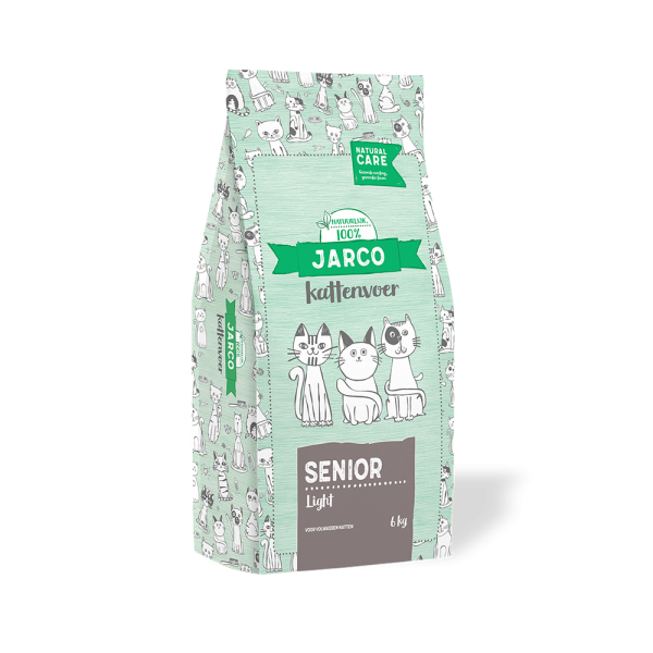 Jarco Natural Senior Light Lam – Droog Kattenvoer – 6 kg