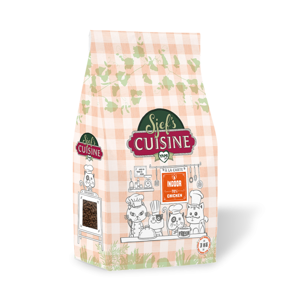 YamiPets Sjef’s Cuisine Indoor – Droog Kattenvoer – 3 kg