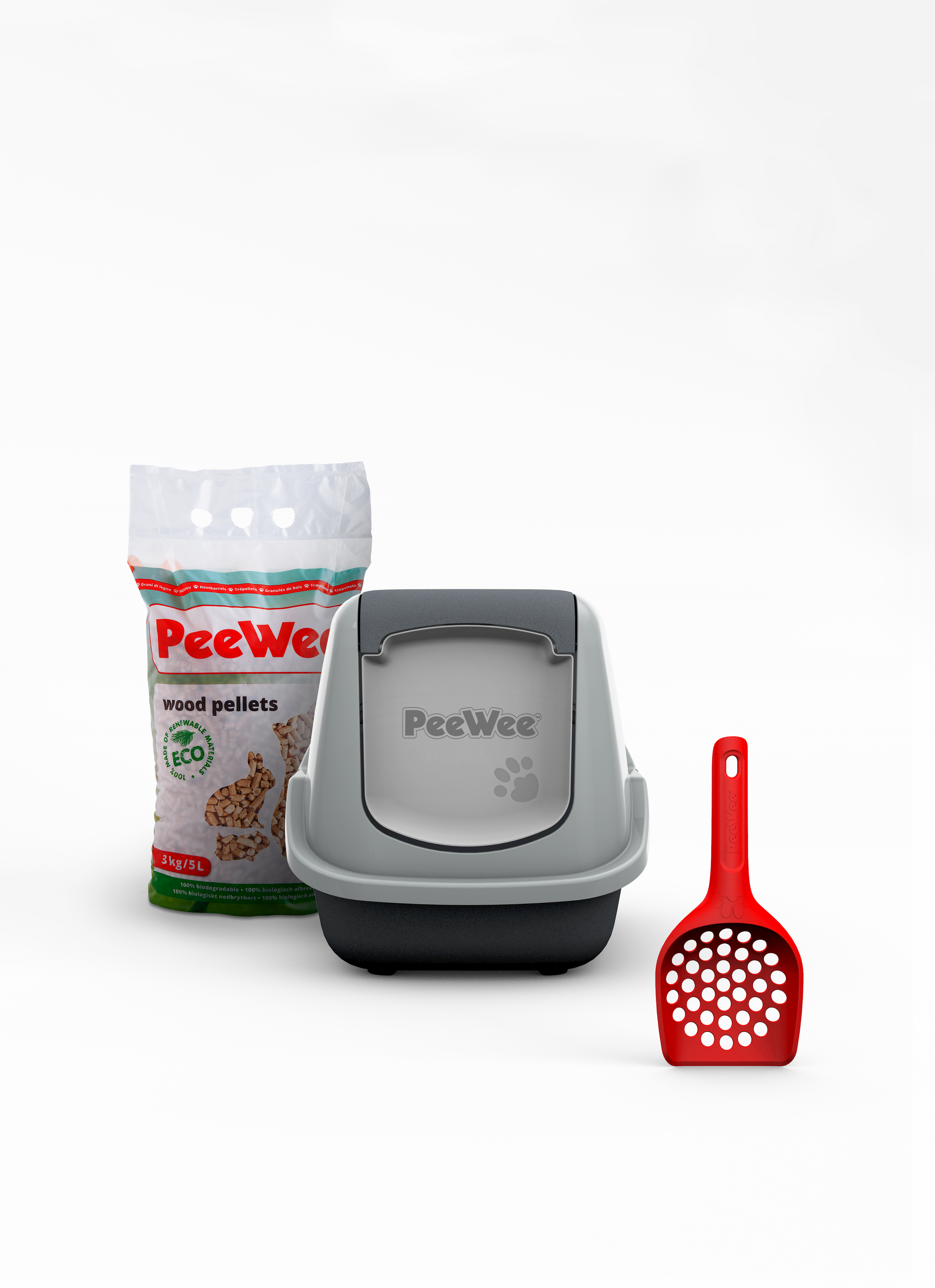PeeWee EcoHûs startpakket – grijs/antraciet
