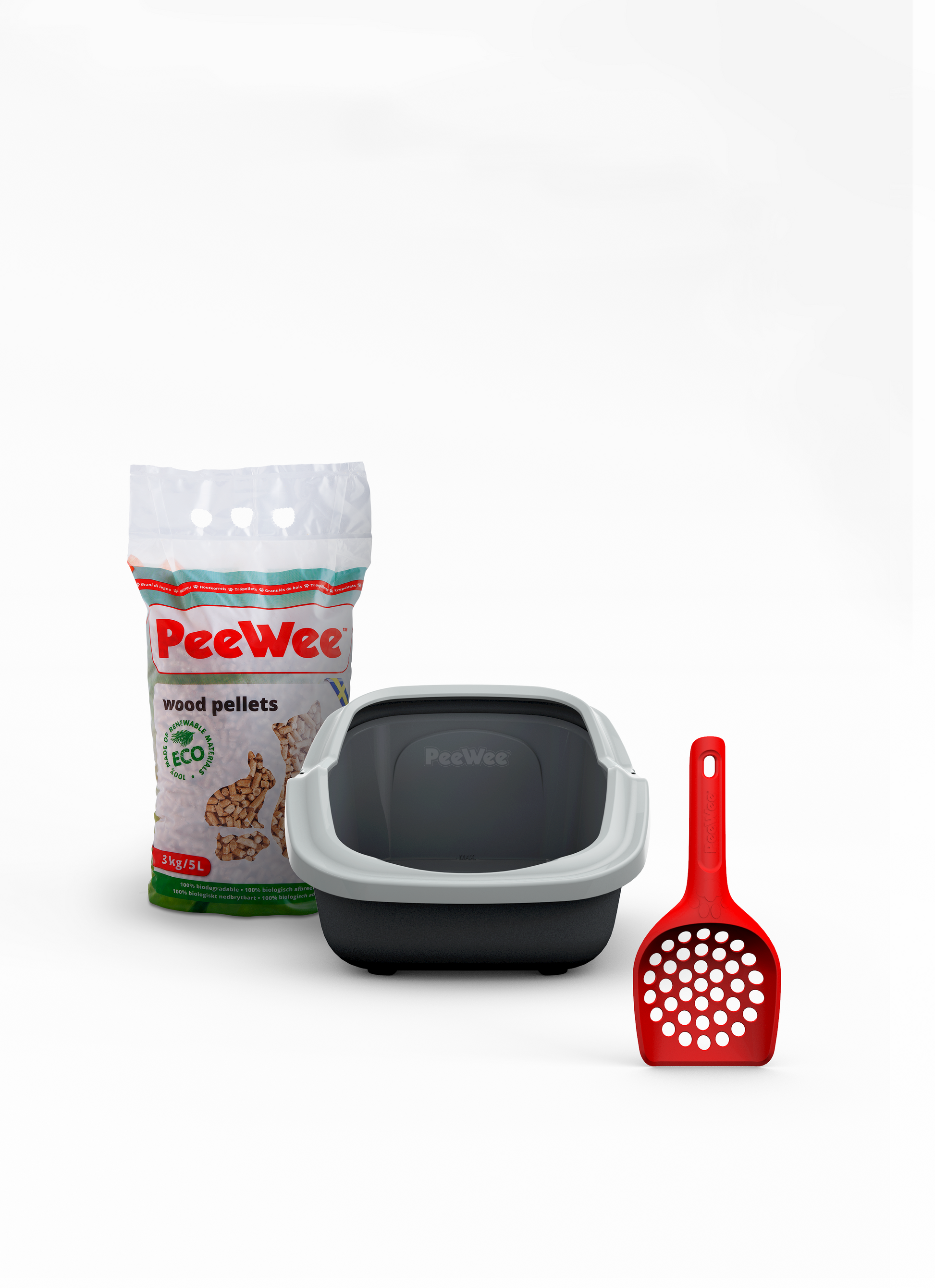 PeeWee EcoMinor startpakket – grijs/antraciet