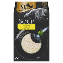 Sheba Soup kip – kattensoep met kip in bouillon 4x40g
