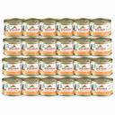 Almo Nature HFC Natural Tonijn & Garnaaltjes – 24 × 70 g – 24 blikjes op witte achtergrond