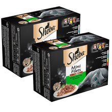 Sheba Kattenvoer Mini Filets in Saus – Mix Selectie – Megapack 24x85g